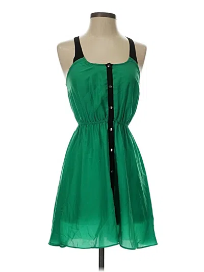 Pre-owned Silence And Noise Casual Dress In Green