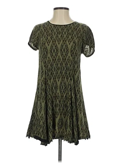 Pre-owned Silence And Noise Casual Dress In Green