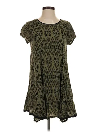 Pre-owned Silence And Noise Casual Dress In Green