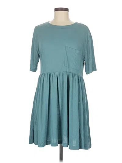 Pre-owned Silence And Noise Casual Dress In Teal