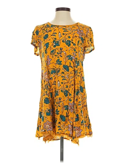 Pre-owned Silence And Noise Casual Dress In Yellow