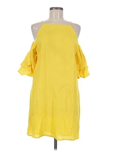 Pre-owned Silence And Noise Casual Dress In Yellow