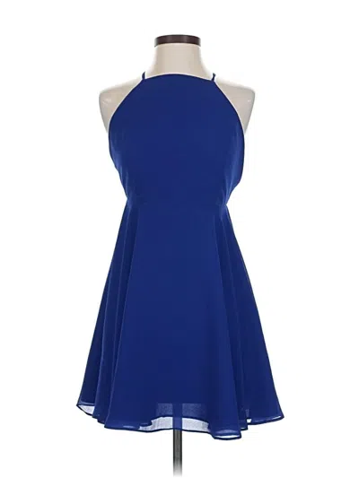 Pre-owned Silence And Noise Cocktail Dress In Blue