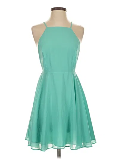 Pre-owned Silence And Noise Cocktail Dress In Blue