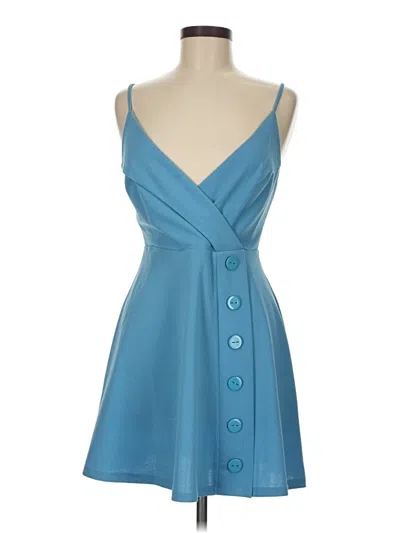 Pre-owned Silence And Noise Cocktail Dress In Blue