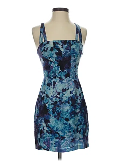 Pre-owned Silence And Noise Cocktail Dress In Blue