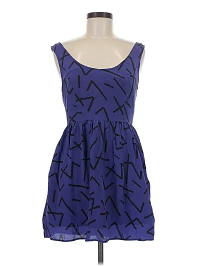 Pre-owned Silence And Noise Cocktail Dress In Blue