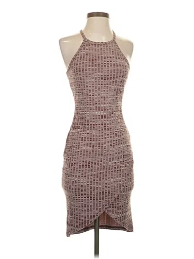 Pre-owned Silence And Noise Cocktail Dress In Burgundy