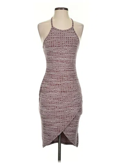 Pre-owned Silence And Noise Cocktail Dress In Burgundy