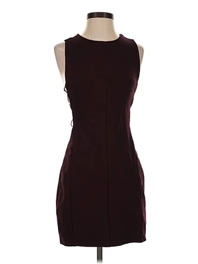 Pre-owned Silence And Noise Cocktail Dress In Burgundy