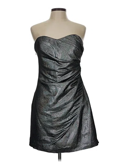 Pre-owned Silence And Noise Cocktail Dress In Silver