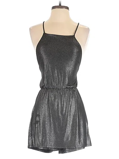 Pre-owned Silence And Noise Cocktail Dress In Silver
