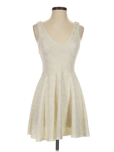 Pre-owned Silence And Noise Cocktail Dress In White