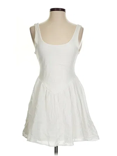 Pre-owned Silence And Noise Cocktail Dress In White