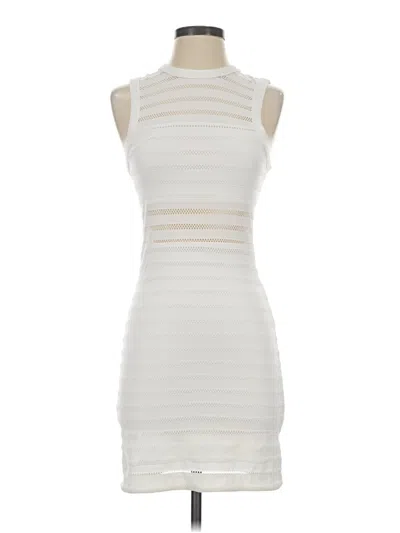 Pre-owned Silence And Noise Cocktail Dress In White