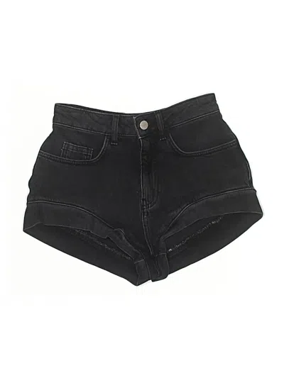 Pre-owned Silence And Noise Denim Shorts In Black