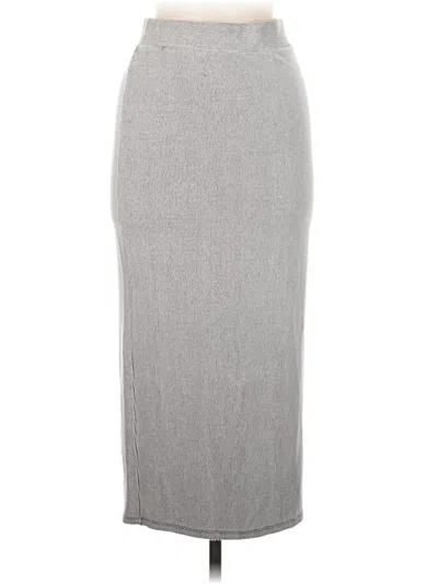 Pre-owned Silence And Noise Formal Skirt In Gray