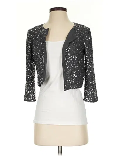 Pre-owned Silence And Noise Jacket In Silver