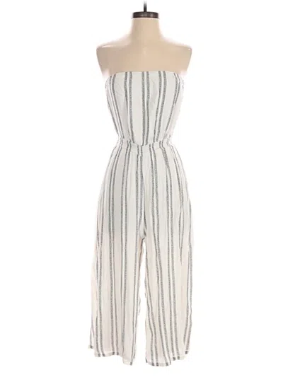 Pre-owned Silence And Noise Jumpsuit In White