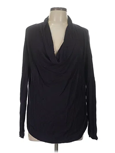 Pre-owned Silence And Noise Long Sleeve Blouse In Black