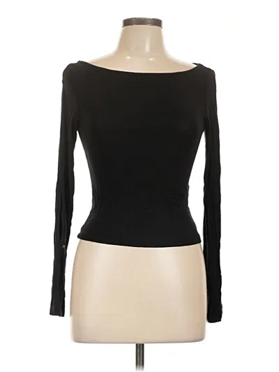 Pre-owned Silence And Noise Long Sleeve T-shirt In Black