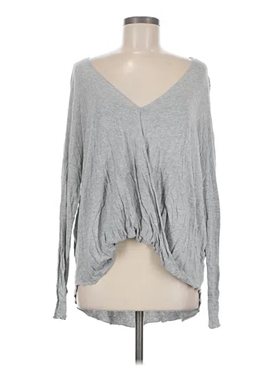 Pre-owned Silence And Noise Long Sleeve T-shirt In Gray