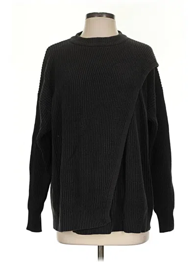 Pre-owned Silence And Noise Pullover Sweater In Black