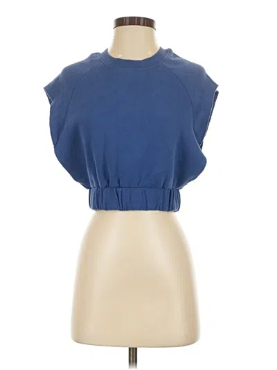 Pre-owned Silence And Noise Pullover Sweater In Blue