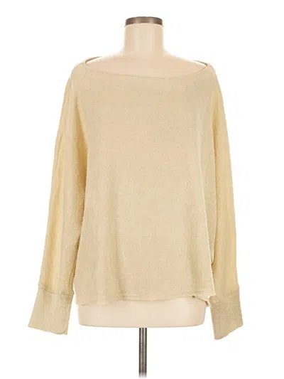Pre-owned Silence And Noise Pullover Sweater In Gold