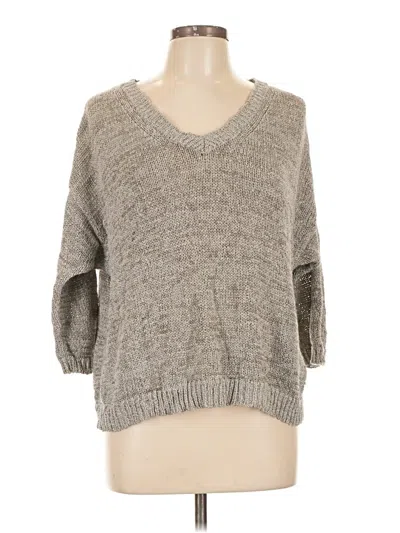 Pre-owned Silence And Noise Pullover Sweater In Gray