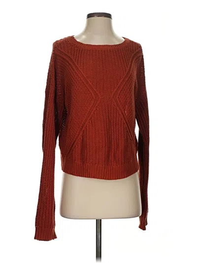 Pre-owned Silence And Noise Pullover Sweater In Red