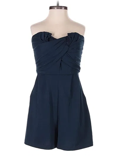 Pre-owned Silence And Noise Romper In Blue