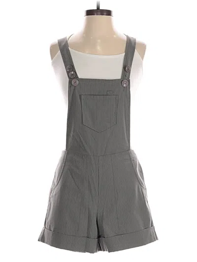 Pre-owned Silence And Noise Romper In Gray
