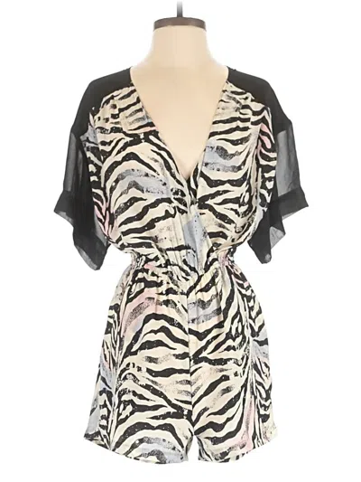Pre-owned Silence And Noise Romper In Ivory
