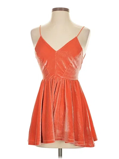 Pre-owned Silence And Noise Romper In Orange