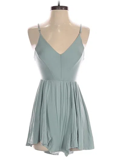 Pre-owned Silence And Noise Romper In Teal