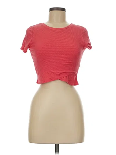 Pre-owned Silence And Noise Short Sleeve T-shirt In Red