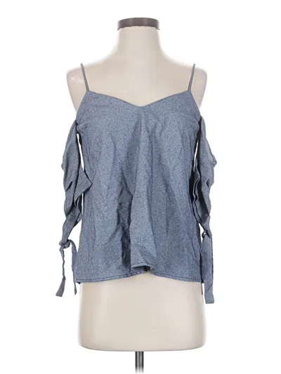 Pre-owned Silence And Noise Sleeveless Blouse In Blue