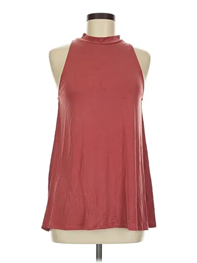 Pre-owned Silence And Noise Sleeveless Blouse In Burgundy