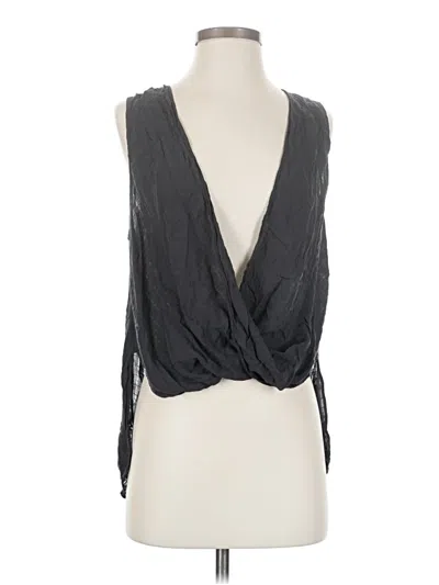 Pre-owned Silence And Noise Sleeveless Blouse In Gray
