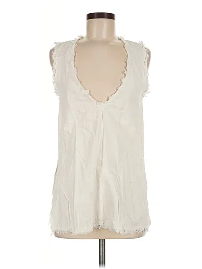 Pre-owned Silence And Noise Sleeveless Blouse In Ivory