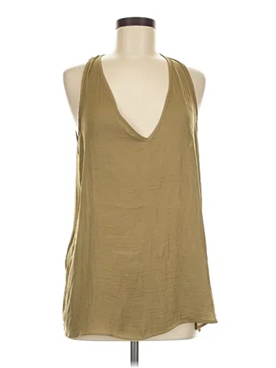 Pre-owned Silence And Noise Sleeveless Blouse In Tan