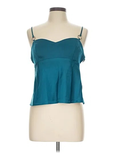 Pre-owned Silence And Noise Sleeveless Blouse In Teal