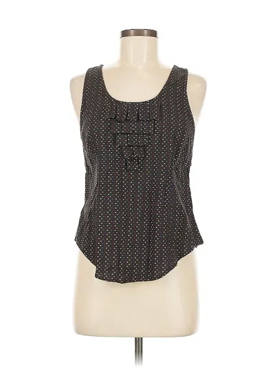 Pre-owned Silence And Noise Sleeveless Top Black Halter Neckline Tops