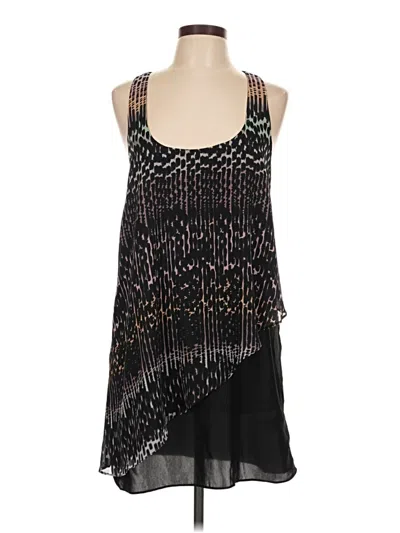 Pre-owned Silence And Noise Sleeveless Top Black Halter Neckline Tops