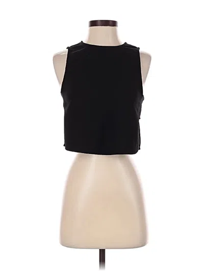 Pre-owned Silence And Noise Sleeveless Top Black Halter Neckline Tops
