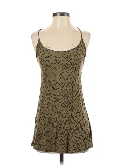 Pre-owned Silence And Noise Sleeveless Top Brown Halter Neckline Tops