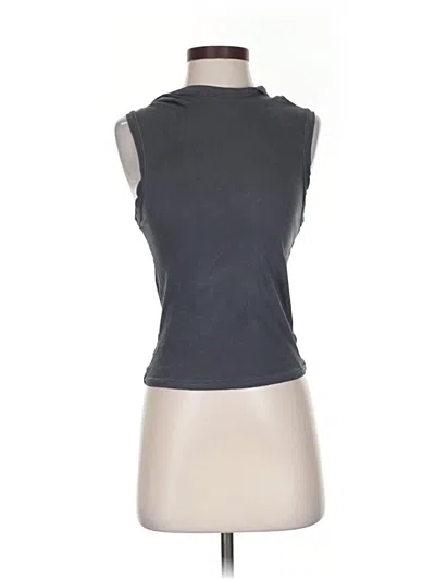 Pre-owned Silence And Noise Sleeveless Top Gray Cowl Neck Tops