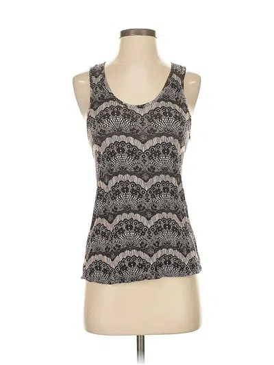 Pre-owned Silence And Noise Sleeveless Top Gray Sweetheart Neckline Tops