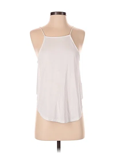 Pre-owned Silence And Noise Sleeveless Top Ivory Halter Neckline Tops In White